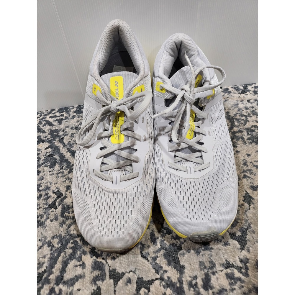 Yonex Power Cushion 200X Mens Running Shoes Size 12 Grey Yellow SHR200XM Shoe